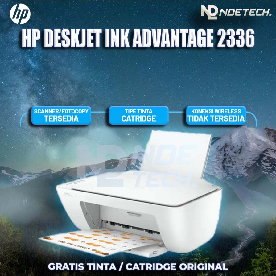 Printer HP Deskjet Ink Advantage 2336 - Free Tinta Original