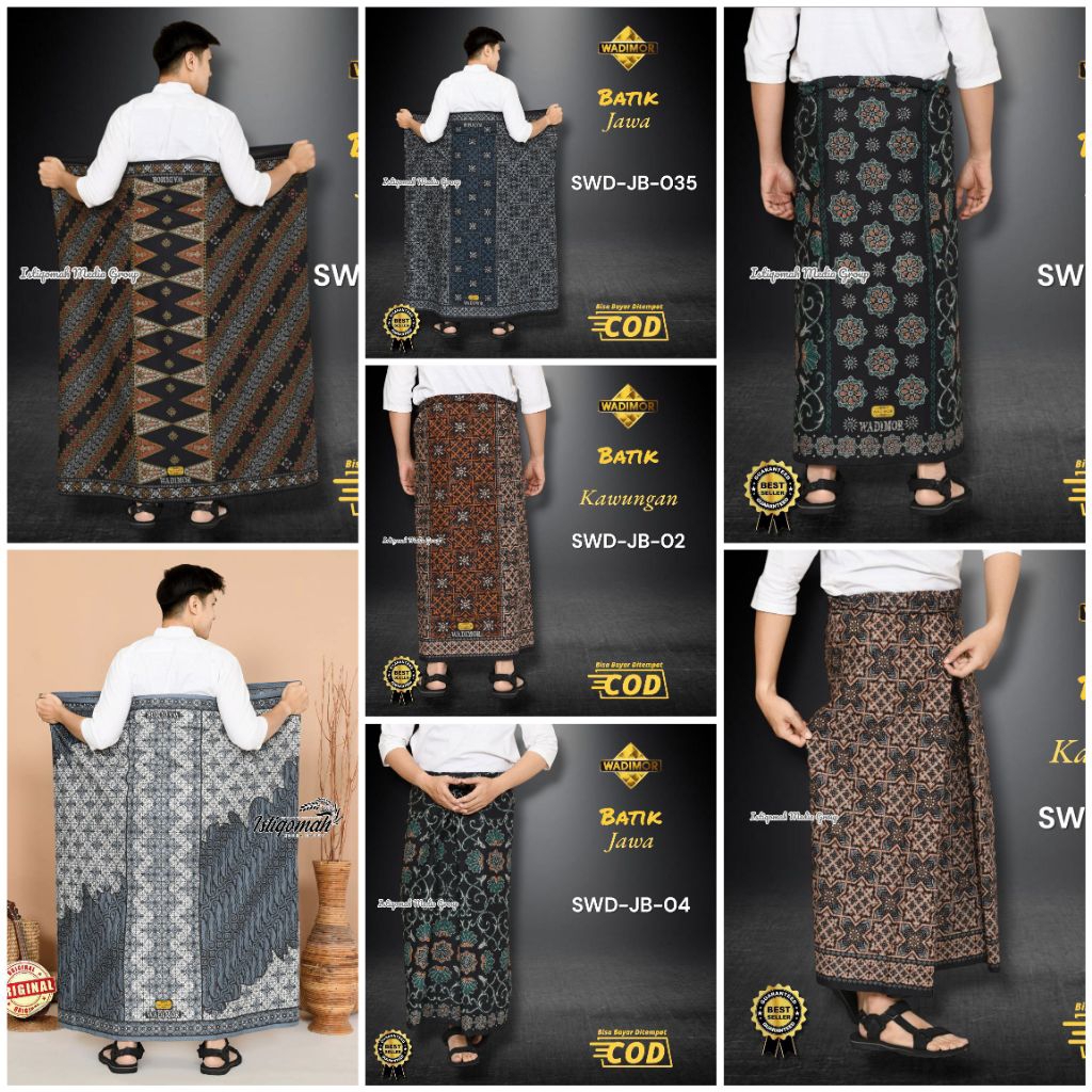 Sarung Wadimor Model Terbaru Motif Batik Elegan Dan Mewah