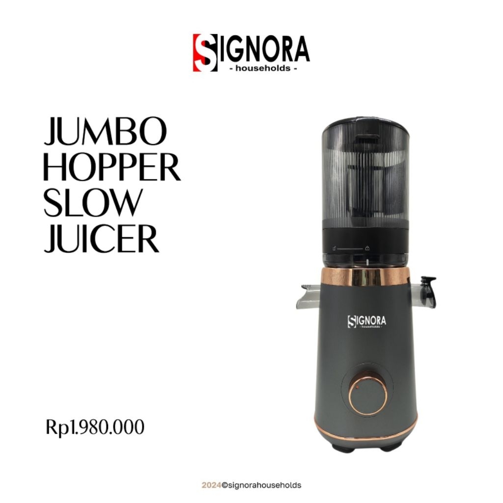 Jumbo Hopper Slow Juicer Signora/Juicer Jumbo Signora