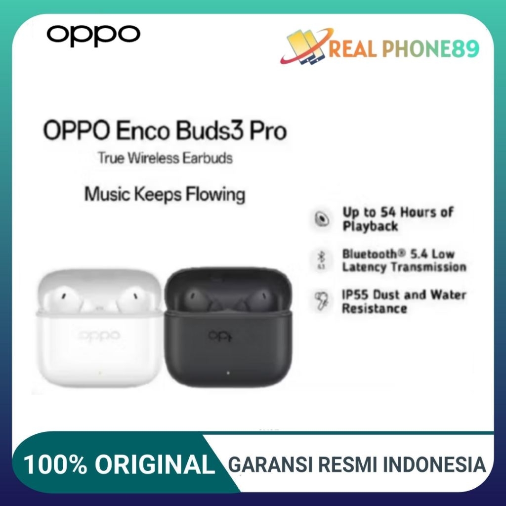 OPPO Enco Buds 3Pro | enco buds 3pro Garansi Resmi