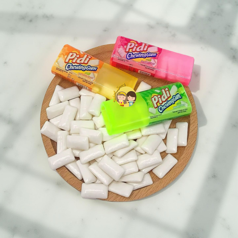 Permen Karet PIDI Kotak 6gr - Permen Chewinggum Pidi Rasa Mint I Permen Karet Rasa Mint  I Jadoel_Sn