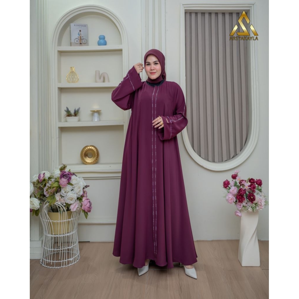 MARYAM ABAYA MEWAH BY ARSYAKAYLA ABAYA UMROH GAMIS PESTA ABAYA DAILY MEWAH GAMIS SYARI MEWAH TERBARU