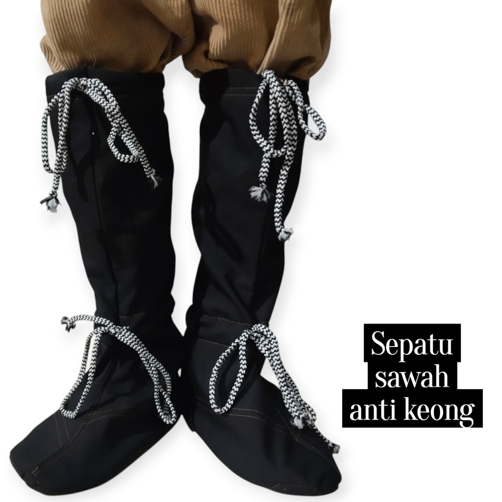 Sepatu Petani Sawah Anti Keong Bahan Drill Tebal