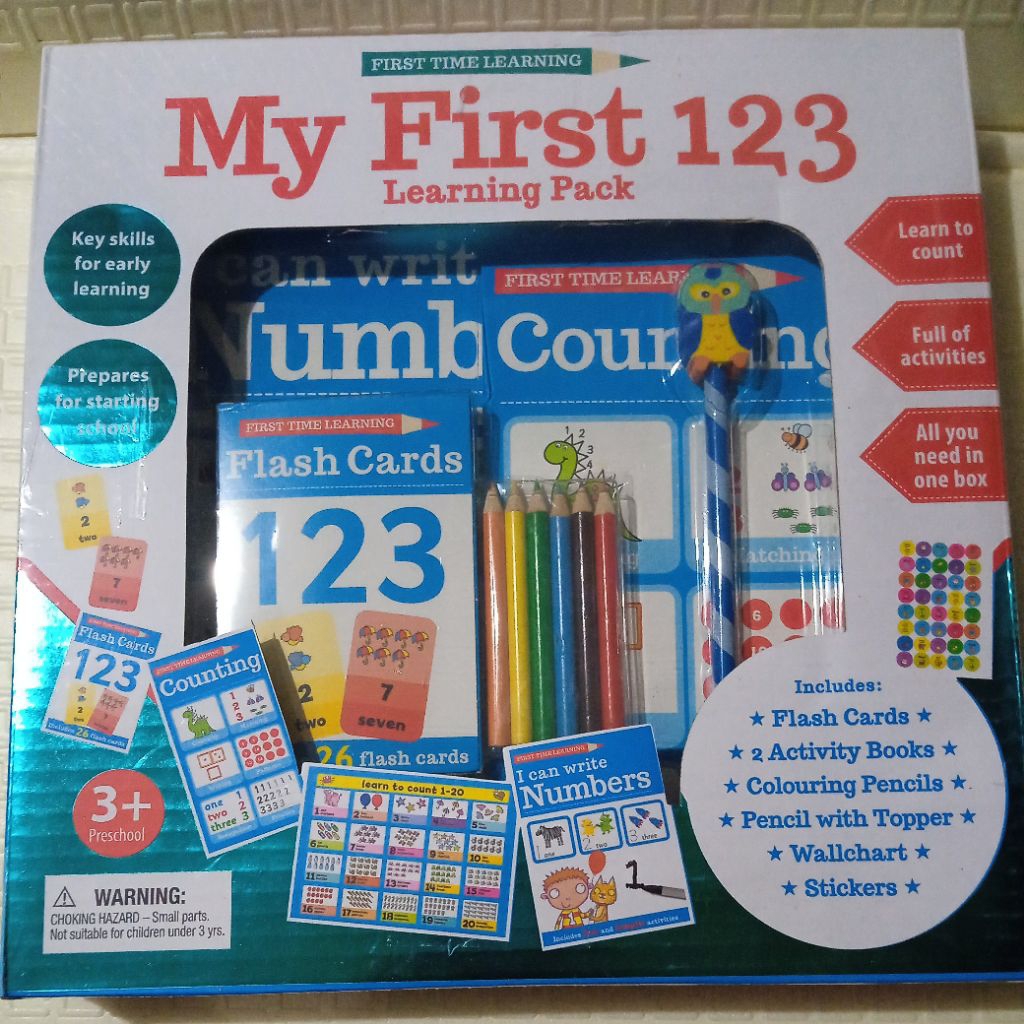 My first 123 learning pack