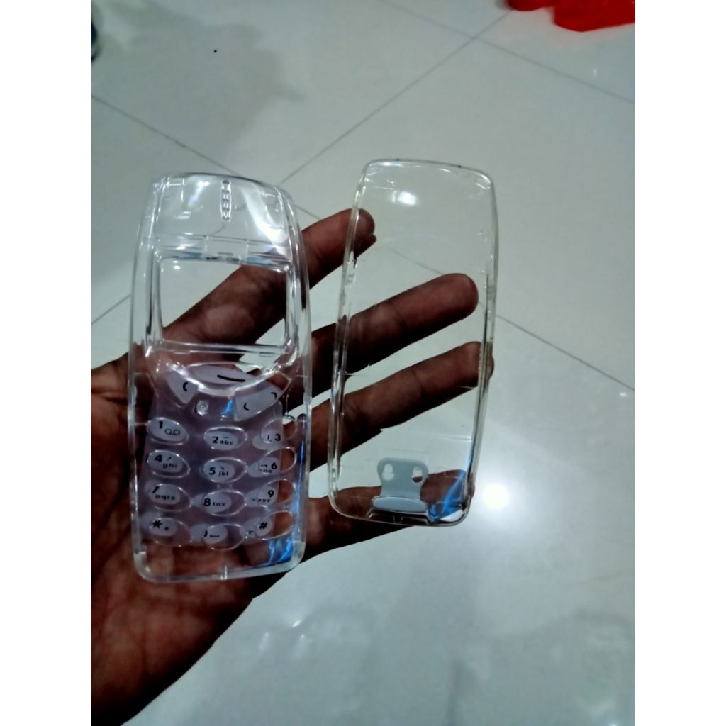 Casing Nokia 3310 Transparan Super Bening Fullset
