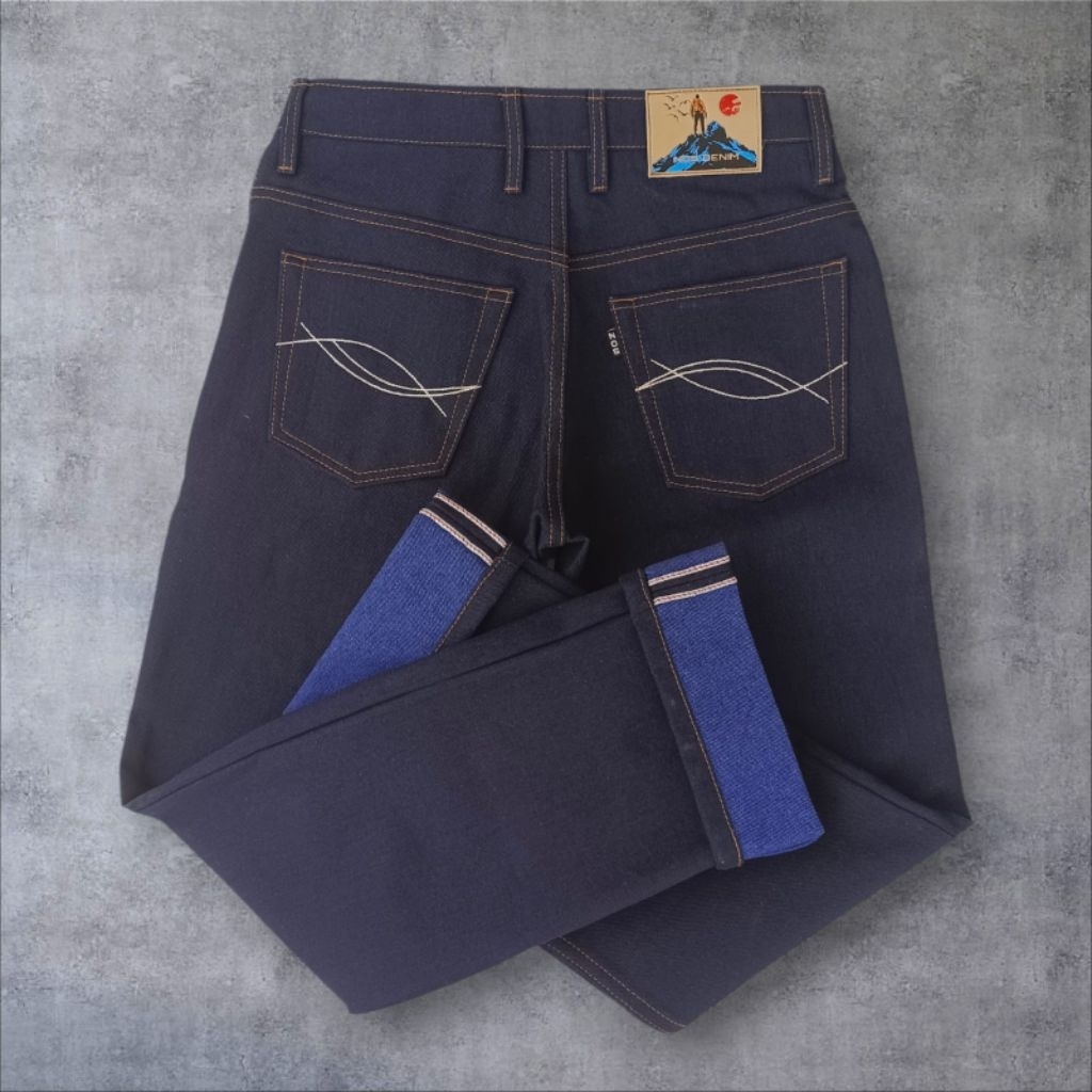 RAW DENIM homemade swaft blue 15 Oz KAKU PREMIUM