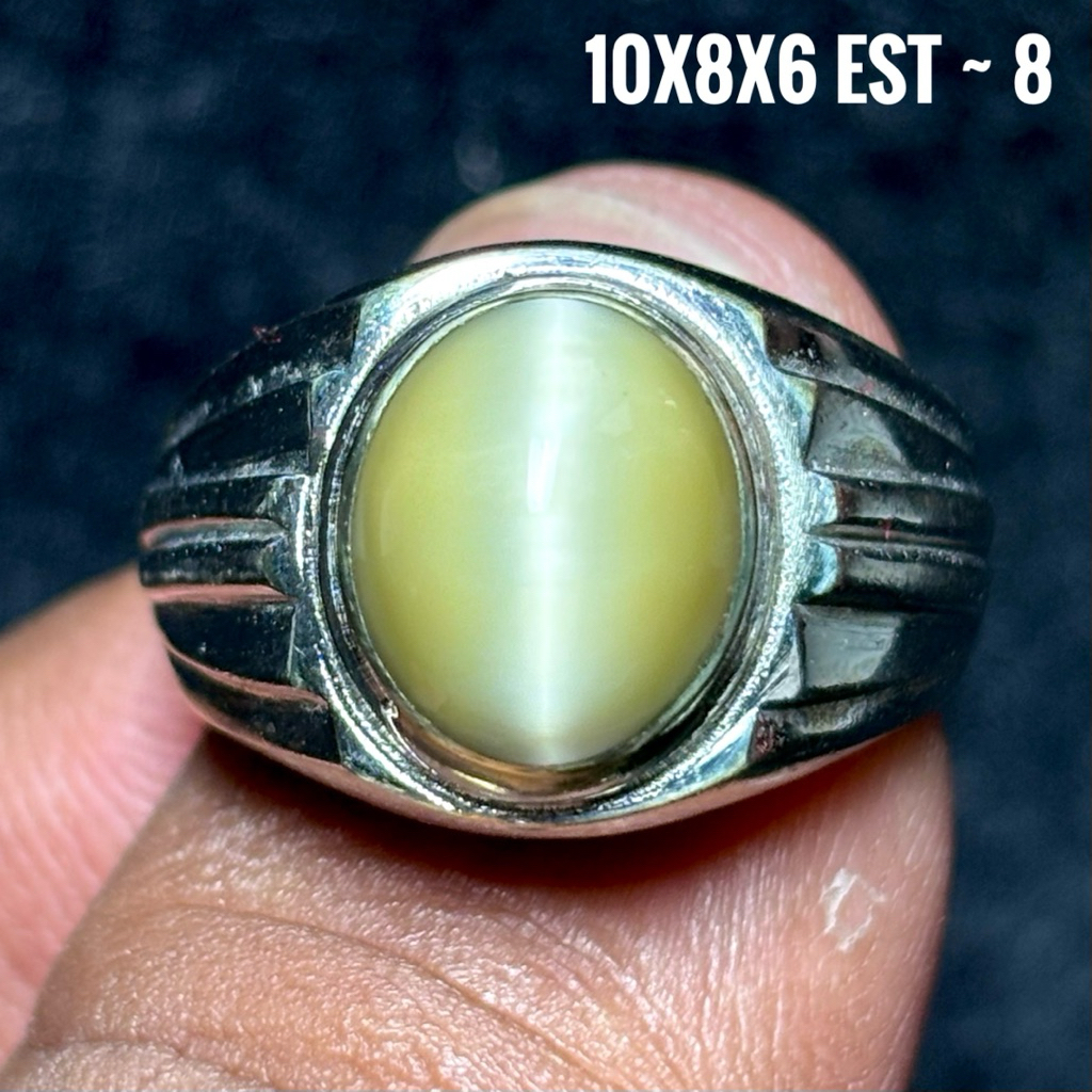 NATURAL BATU AKIK SILIMANITE CAT EYE