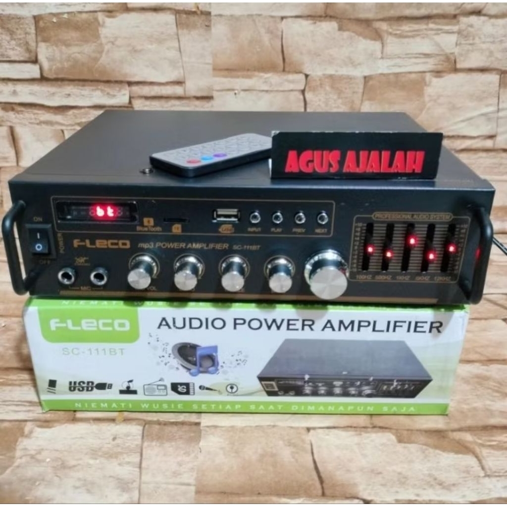 SERBA COD POWER AMPLIFIER FLECO SC-111BT POWER AUDIO_POWER AMPLIFIER SC 111 BT FLECO AUDIO