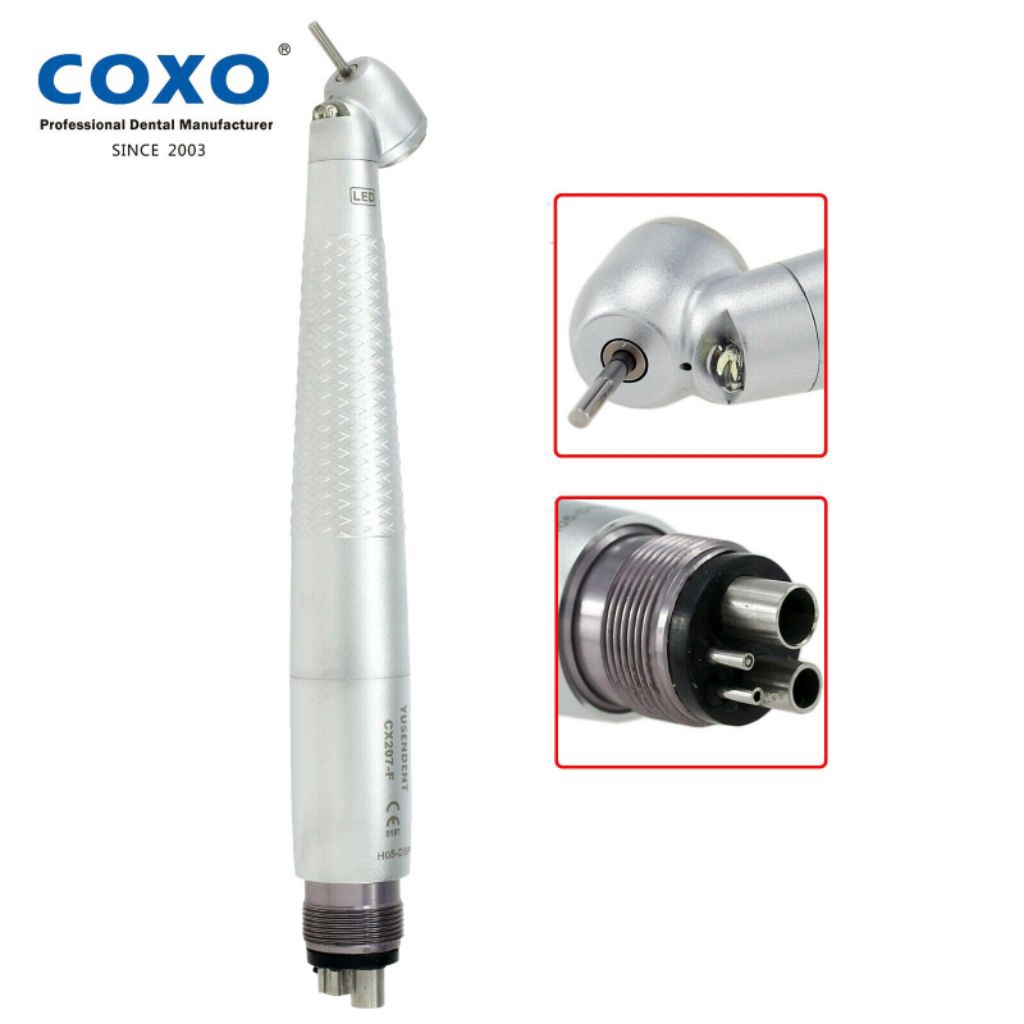 Handpiece Led COXO CX-207F hight speed turbine air.