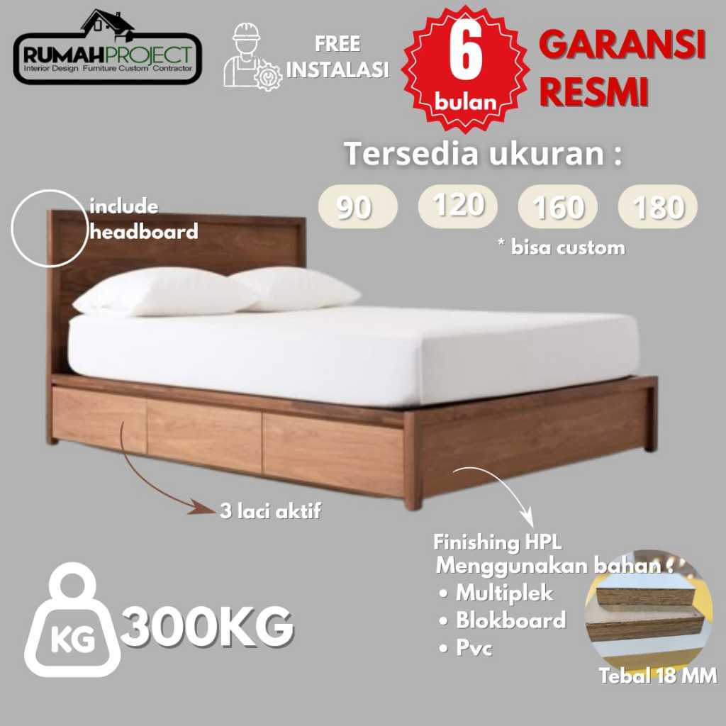 DIPAN TEMPAT TIDUR MINIMALIS | DIPAN LACI MINIMALIS | DIPAN