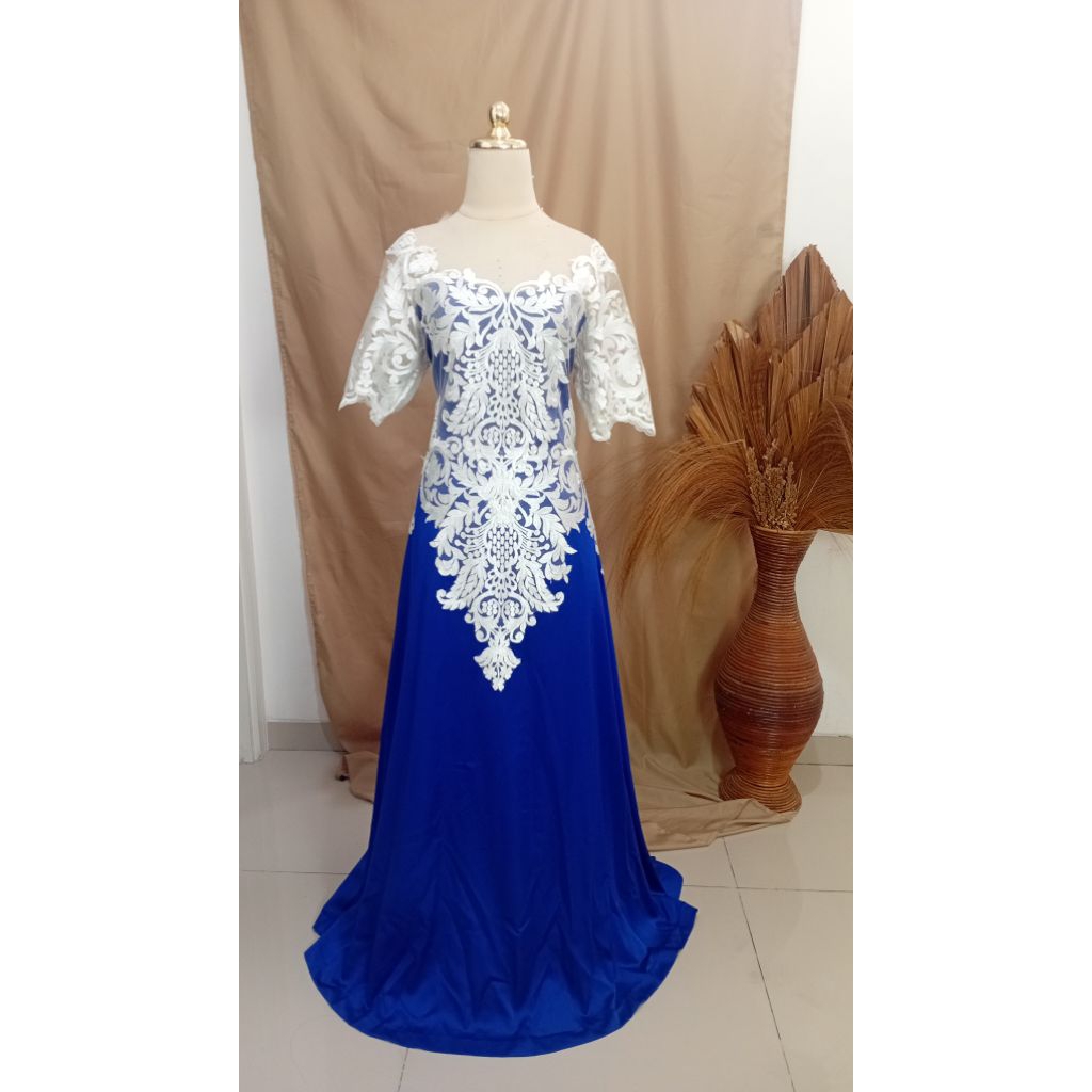 sewa gaun navy-sewa gaun pesta- sewa gaun mermaid