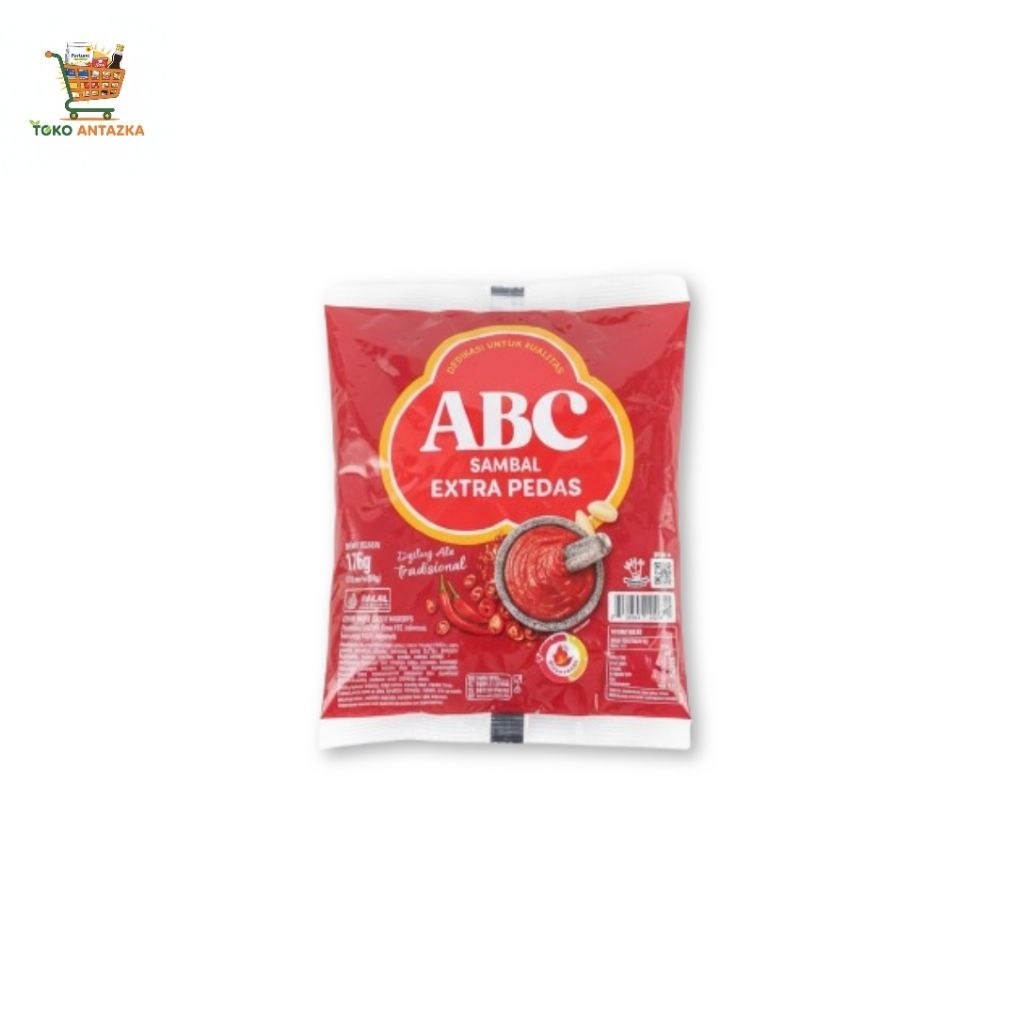 ABC Saus Sambal Extra Pedas Stick / Sachet Kecil ( 1Pak isi 22@8g )