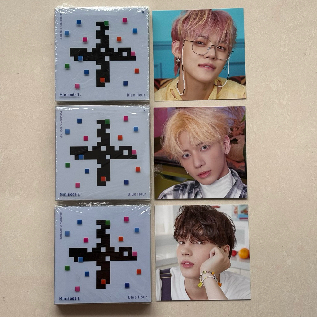 [READY UNSEALED/ALBUM ONLY] TXT Tomorrow X Together minisode 1: Blue Hour R Ver. Unsealed Album Only