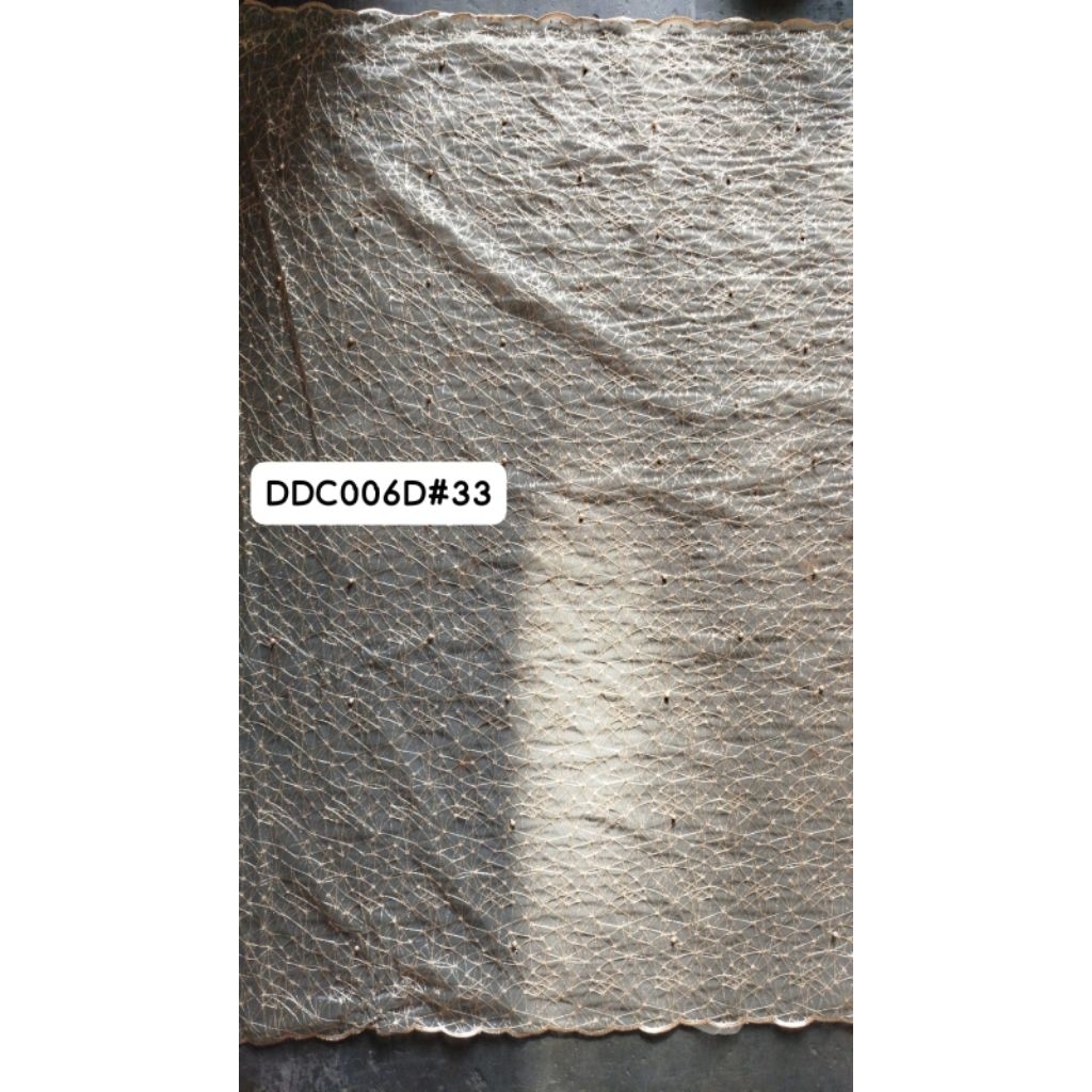 Tile Murah..Kwalitas Premium..Kain Tile Akar Mutiara Gliter/Tulle Mutiara/Tile Akar Mutiara/Bahan Ke