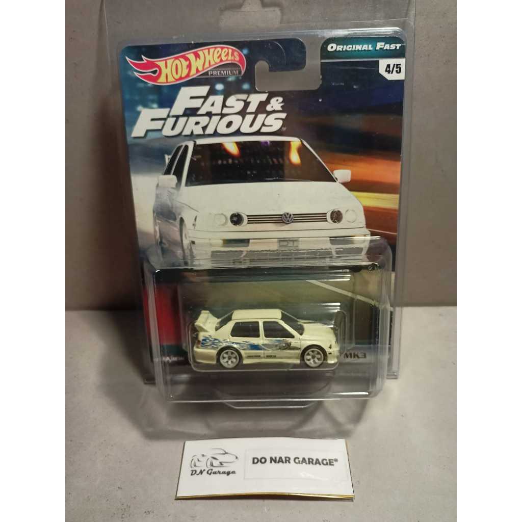 Hotwheels Premium Fast & Furious Original Fast – Volkswagen Jetta MK3