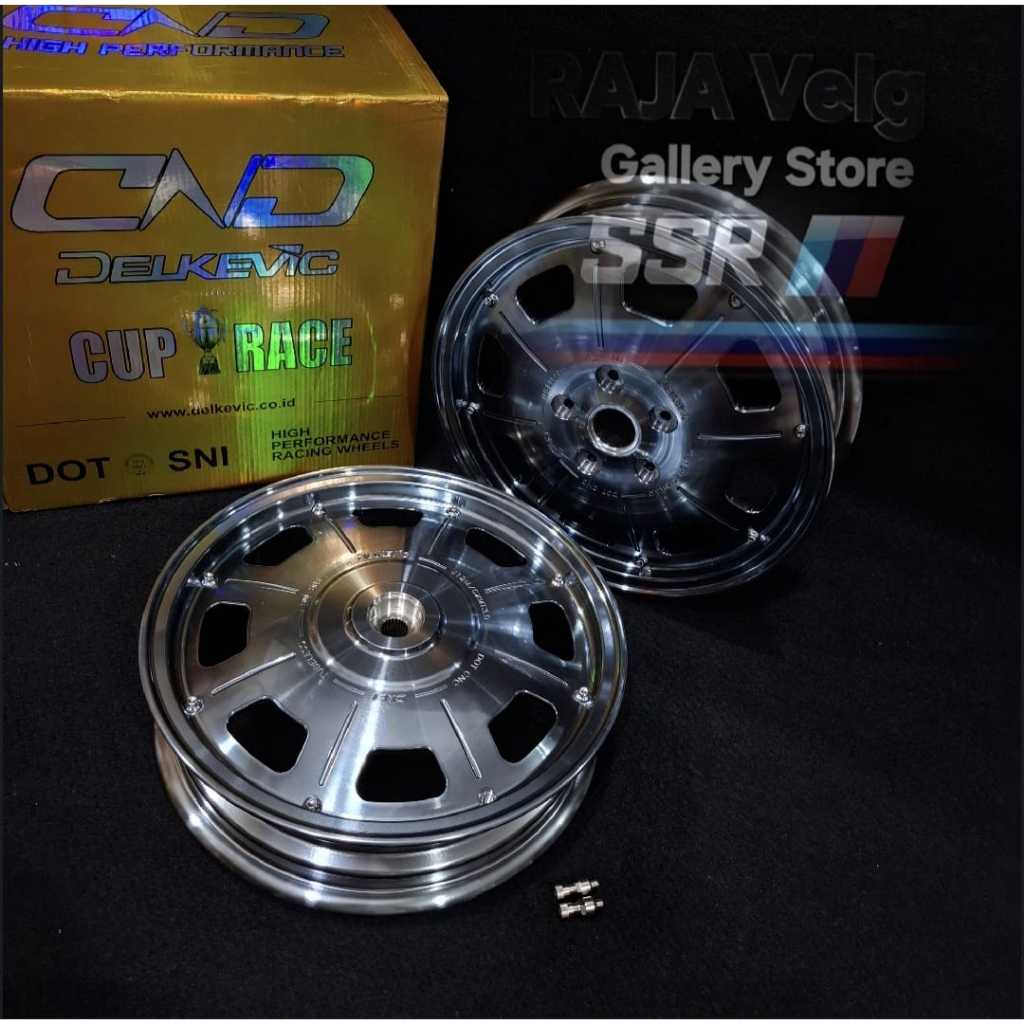 DELKEVIC UFO VESPA SPRINT150 Velg Vespa CNC UVO Star Vespa Sprint Primavera S LX Upsize Brand New