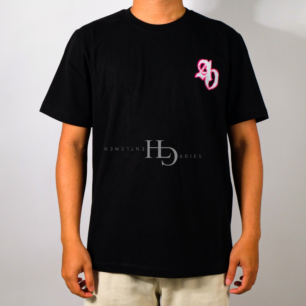 ADLV Block Pixel Logo Tee Black