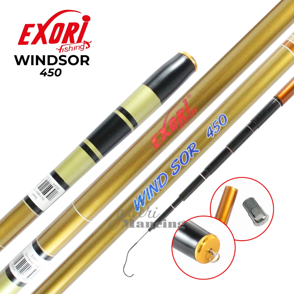 Joran Tegek Exori Windsor 300 s/d 630 | High Carbon | Galeri Mancing