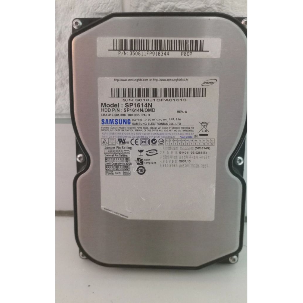 Hardisk Komputer jadul 180GB