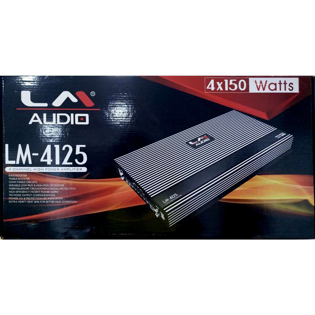 POWER AMPLIFIER 4 CHANNEL LM AUDIO LM-4125