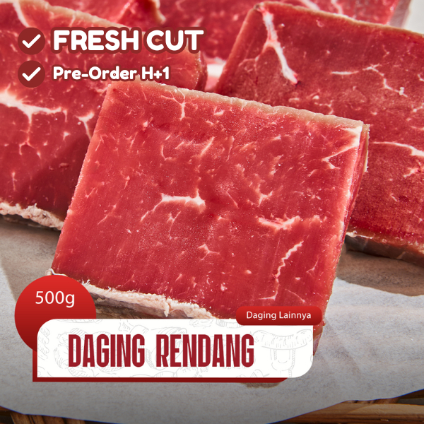 Daging Premium Rendang/Has Dalam Premium Frozen Food Halal 500gr - Daily Beef Jakarta Utara