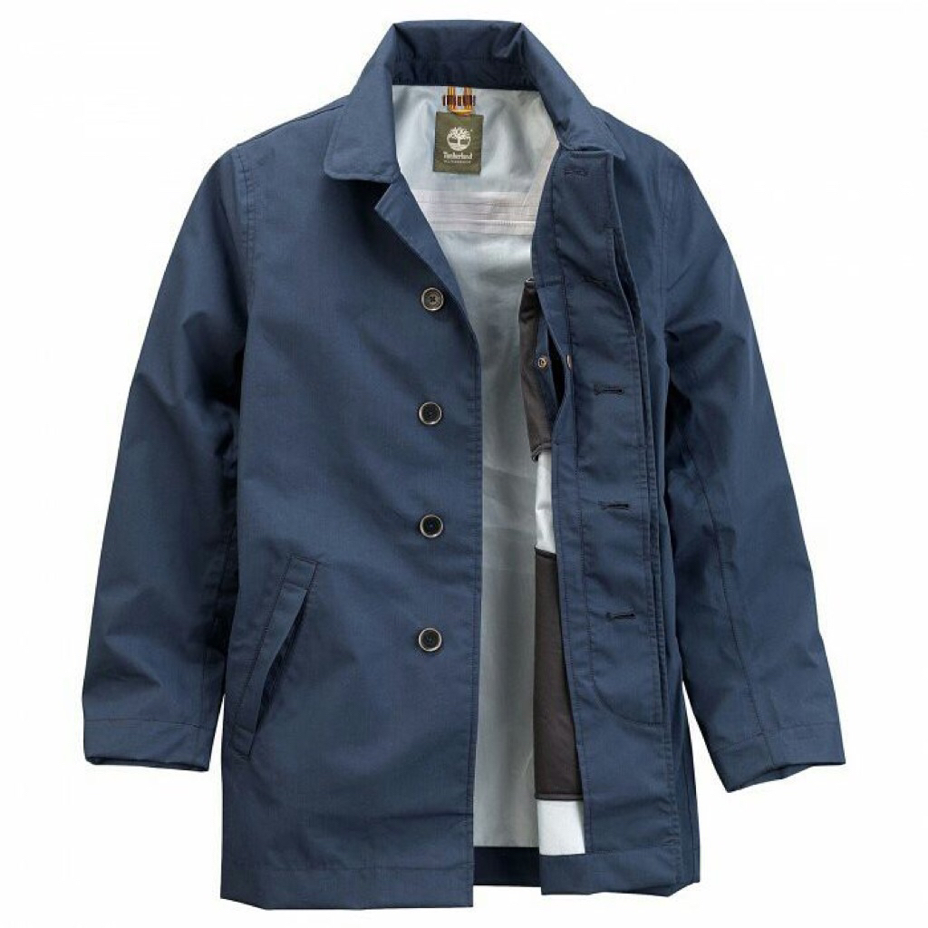 Timberland HV Mount Pierce Mac Jacket navy blue colorway black iris.hyvent tech  Waterproof water re