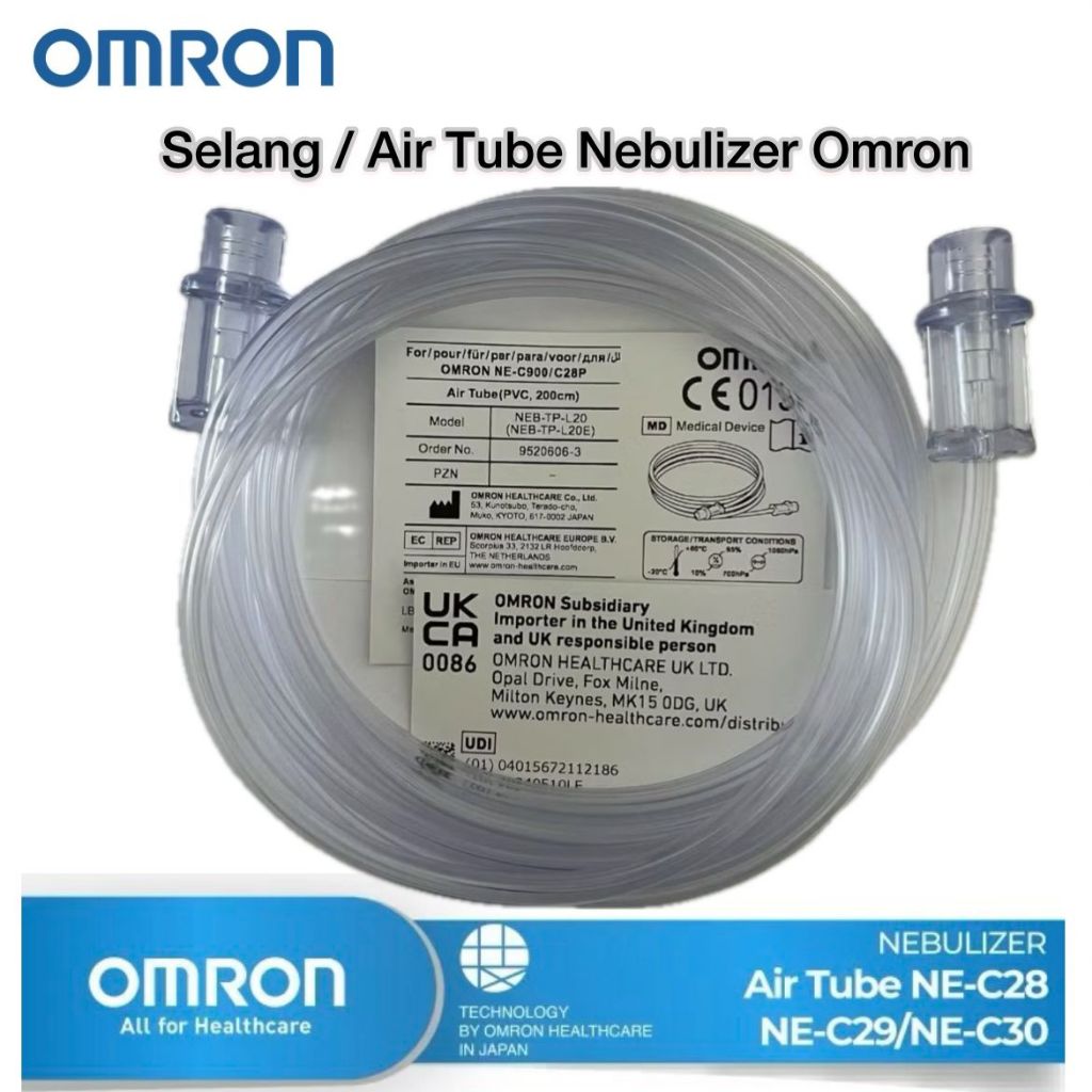 SELANG NEBULIZER OMRON / AIR TUBE NEBULIZER OMRON / SPARE PART / ACCESSORIES NEBULIZER ORIGINAL OMRO