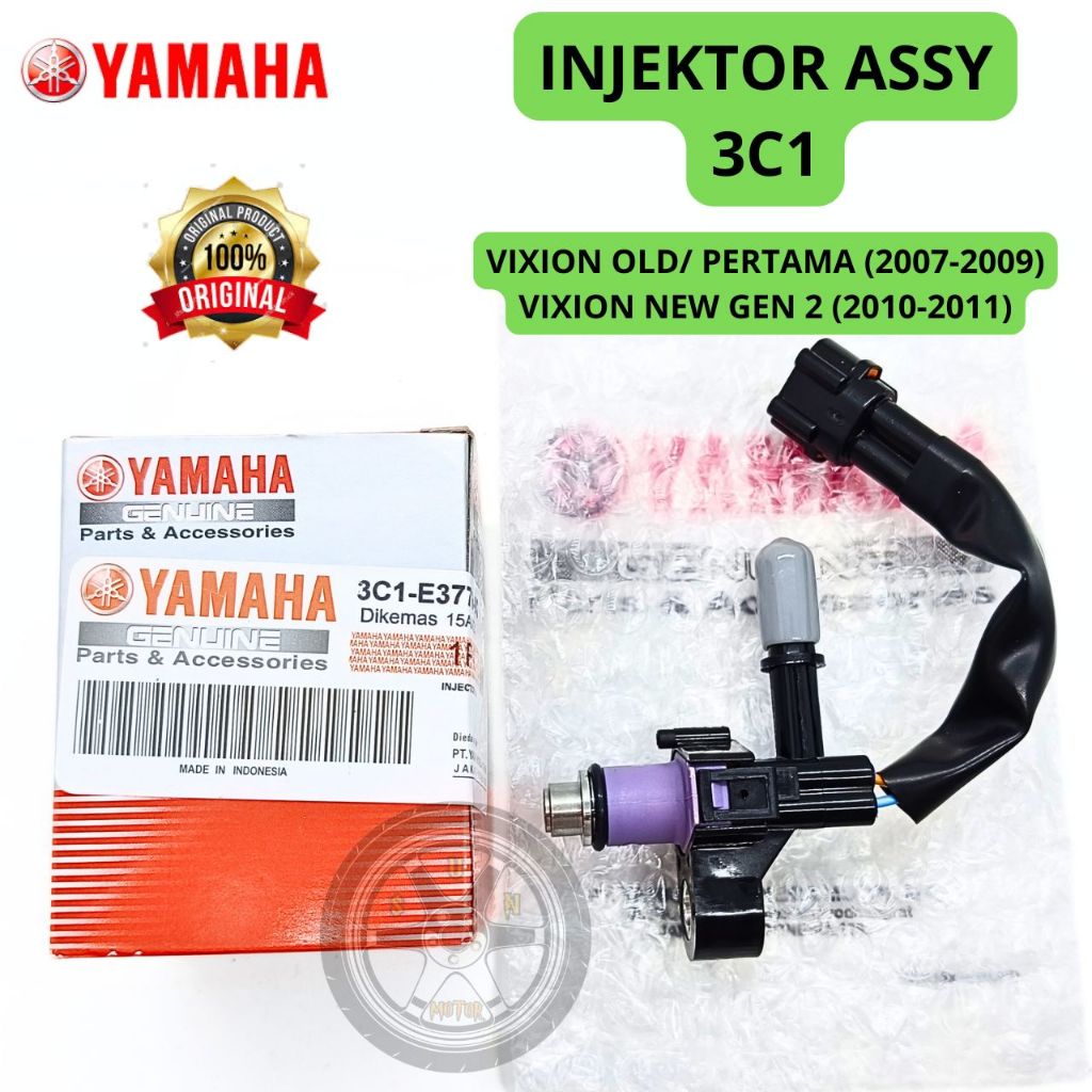 INJEKTOR ASSY 3C1 ORI 100% YGP VIXION OLD 2007- 2009  , VIXION NEW 2010- 2011 ASLI ORIGINAL PRESISI