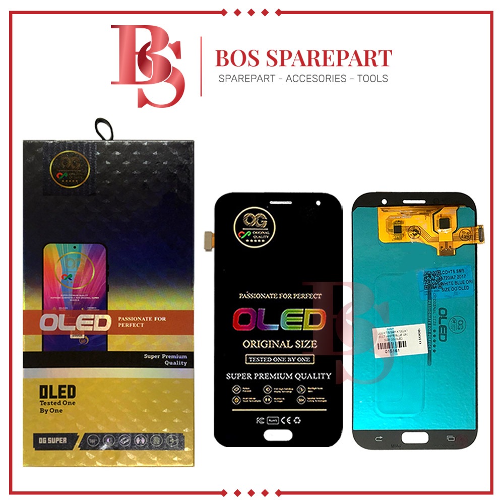 LCD TOUCHSCREEN SAMSUNG A710 / A7 2016 BLACK ORI SIZE OG OLED