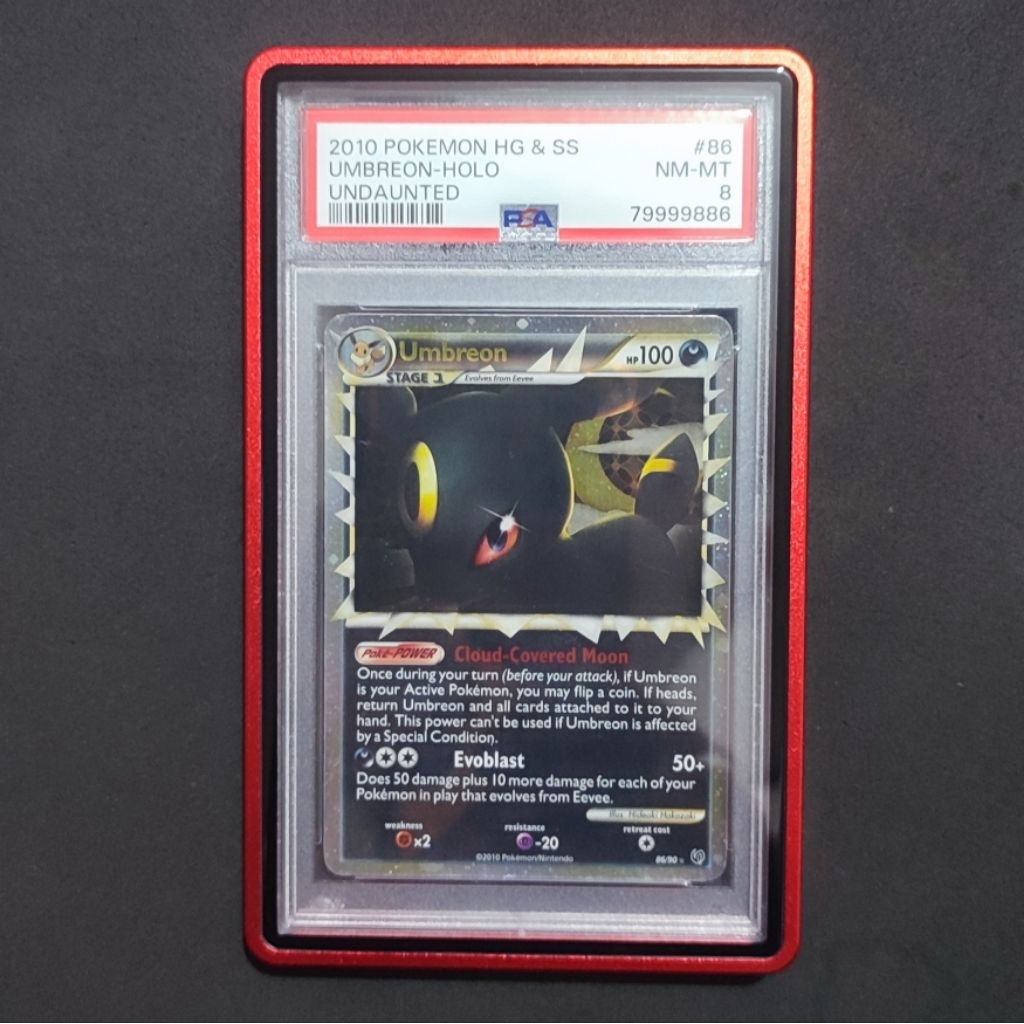 Umbreon Prime Undaunted PSA 8 TCG Pokemon English