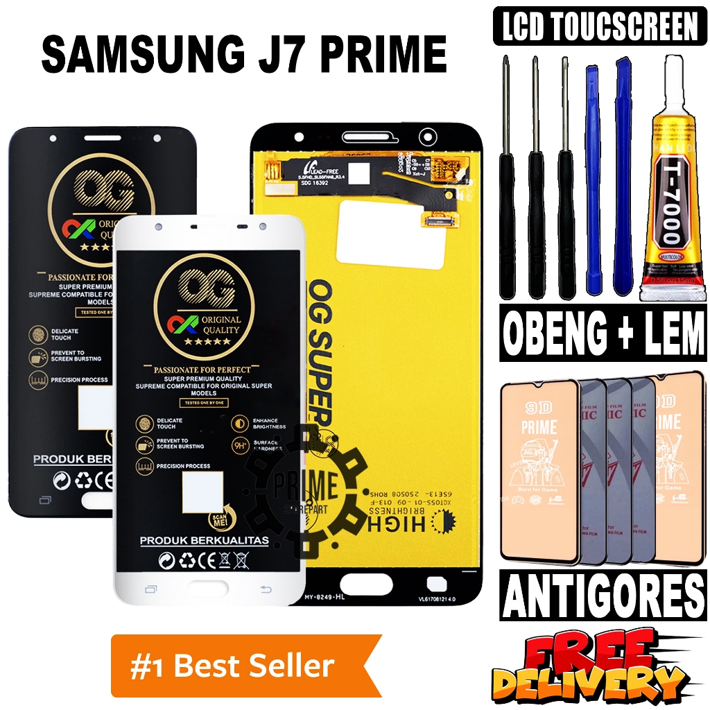 LCD SAMSUNG J7 PRIME ORIGINAL OEM LCD TOUCHSCREEN SAMSUNG J7 PRIME FULLSET