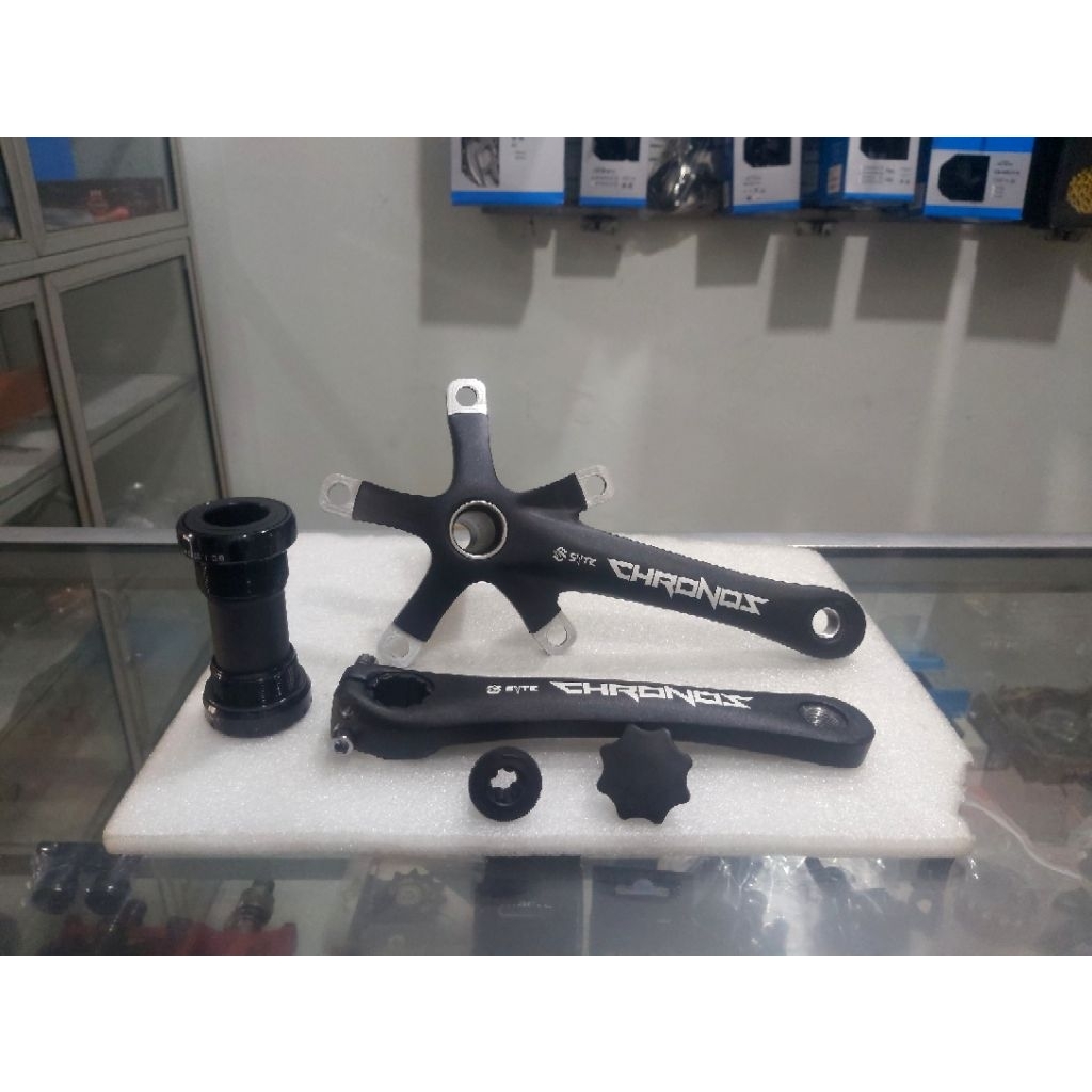 CRANK ARM SYTE CHRONOS HT2 FOLDING BIKE SEPEDA LIPAT