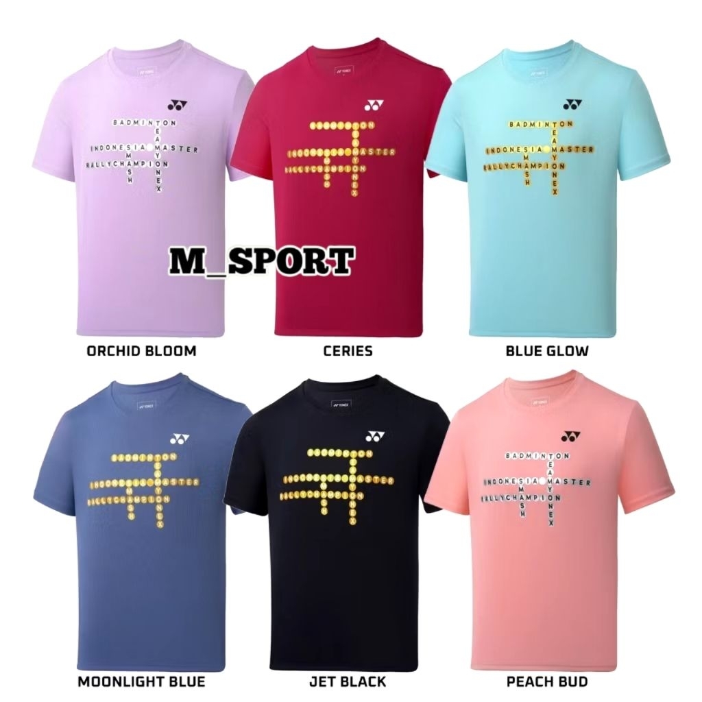 KAOS BADMINTON JERSEY BULUTANGKIS YONEX INDONESIA MASTER RM 2961
