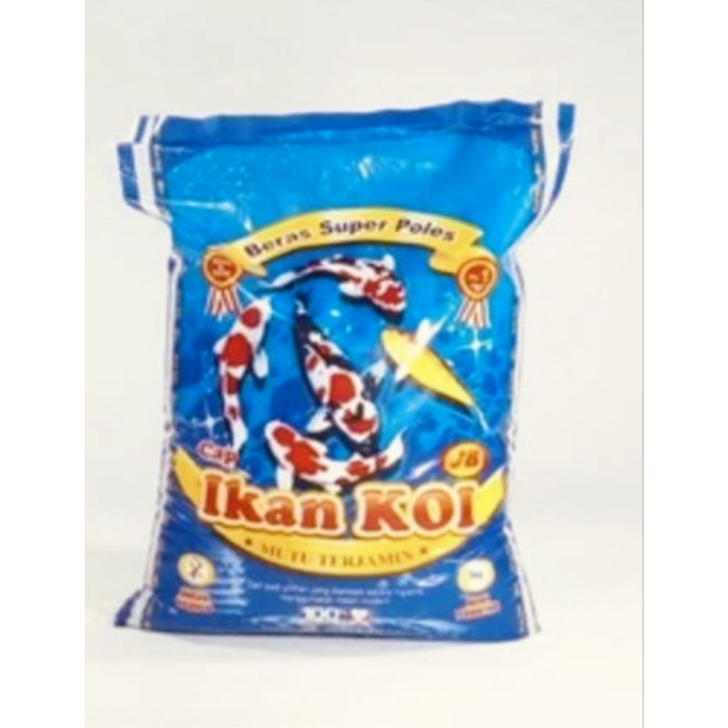ikan koi biru/ beras punel