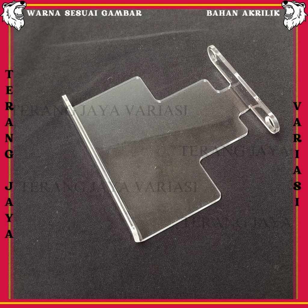 COVER PELINDUNG ACCU AKI MIO SPORTY 2003 - 2011 TUTUP AKI MIKA AKRILIK TRANSPARAN MOTOR MIO SPORTY P