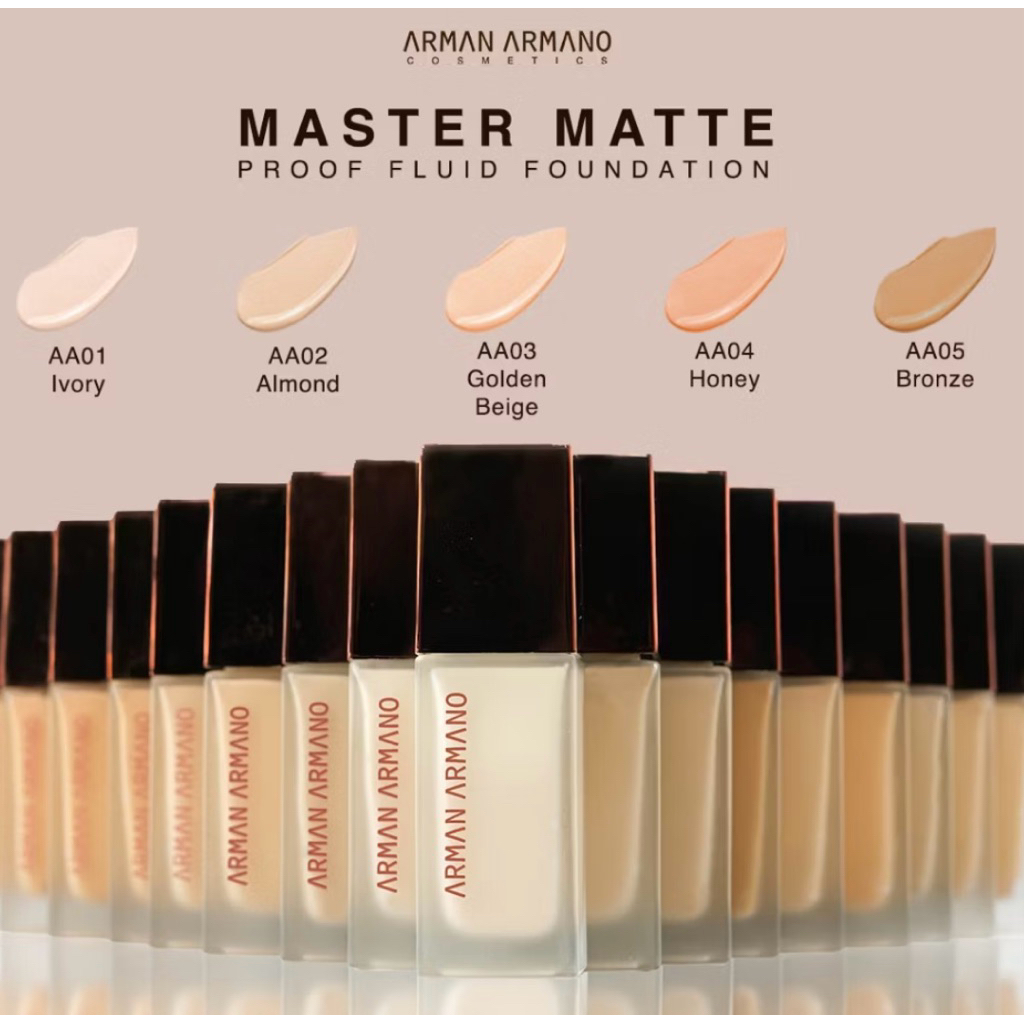 Arman armano master matte liquid foundation