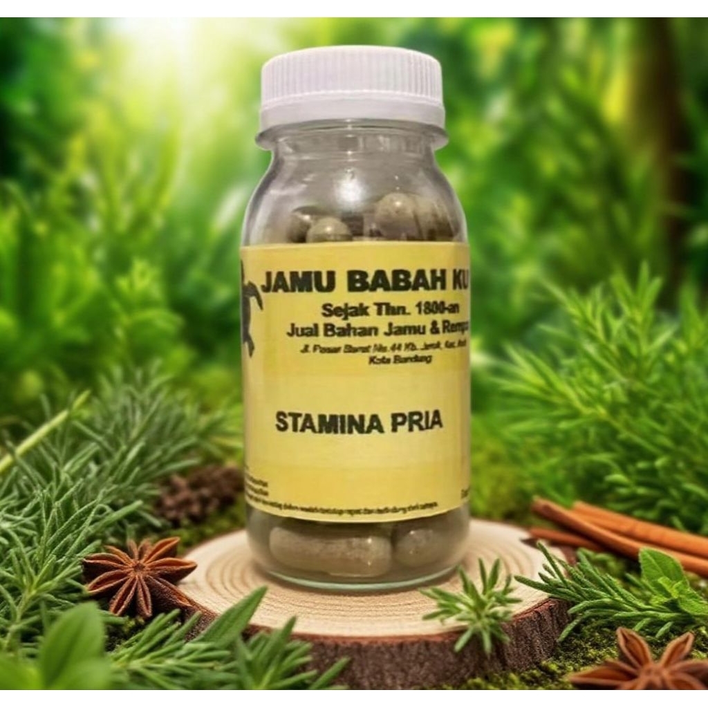 TERMURAH Obat Jamu Kapsul Tradisional Herbal STAMINA PRIA/OBAT KUAT Racikan BABAH KUYA