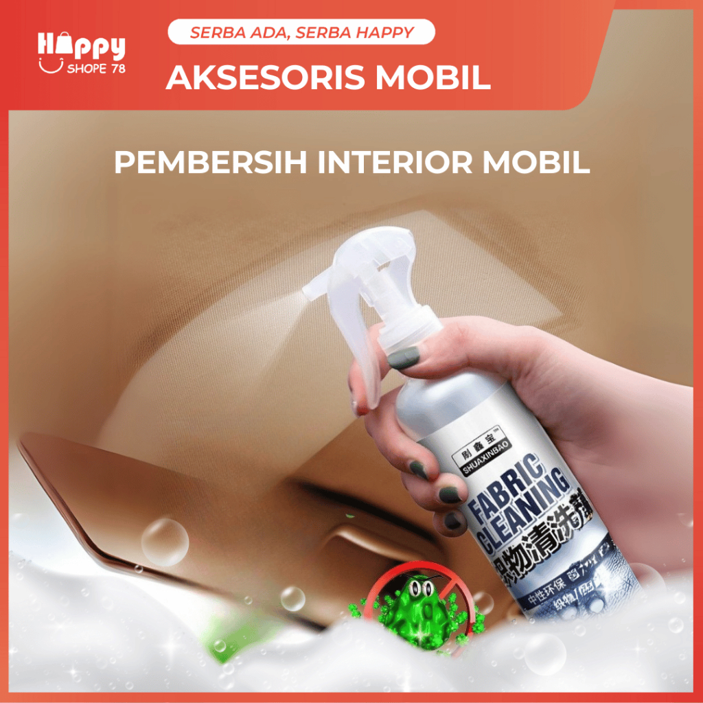BETTER Pembersih Interior Mobil Cleaner Pembersih Praktis Tanpa Bilas Untuk Jok Plafon