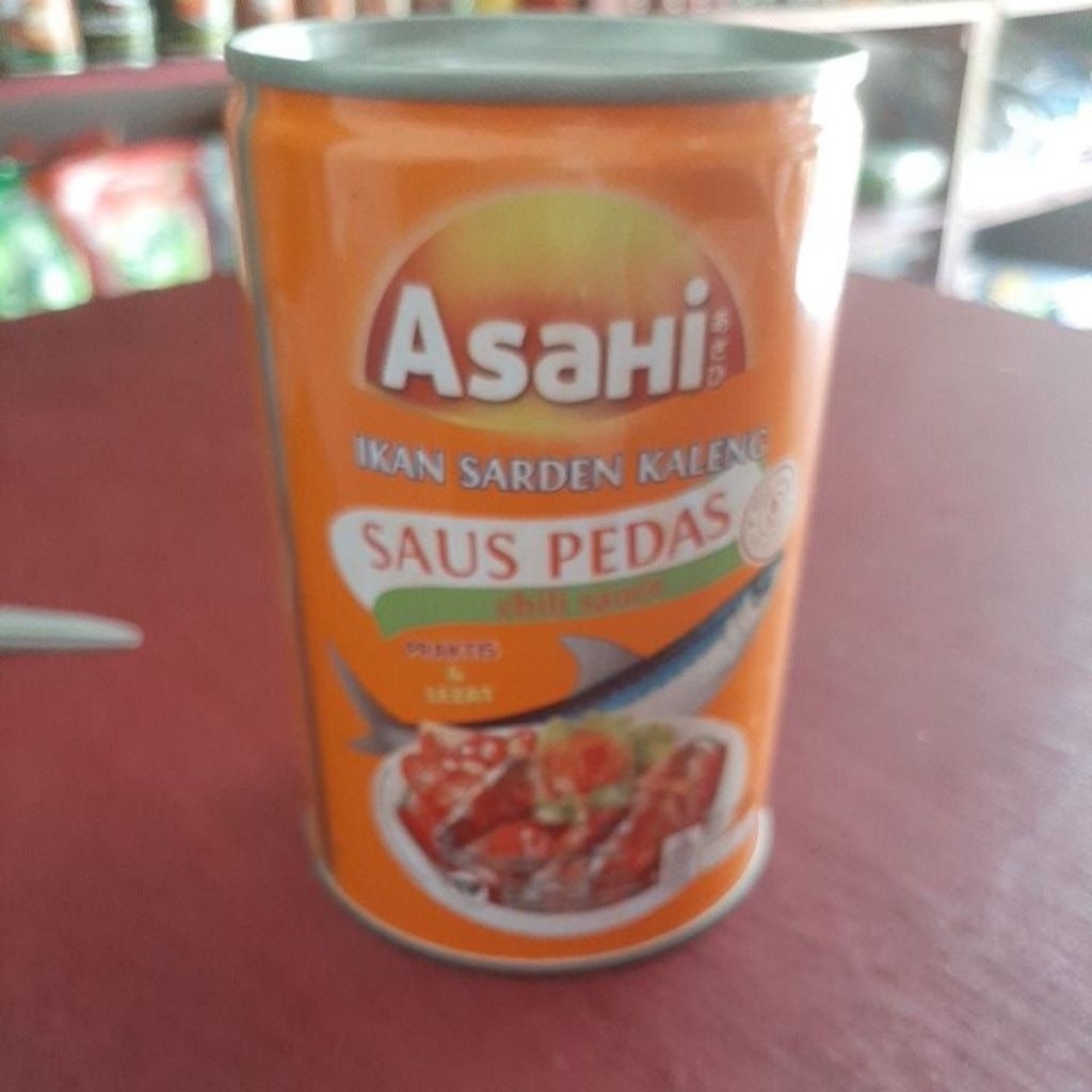 

Ikan sarden asahi saus pedas 425gr