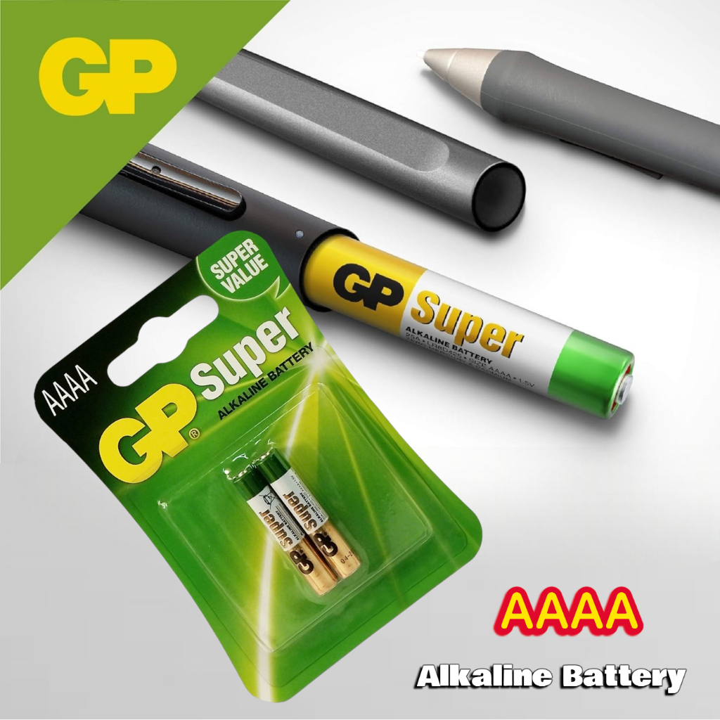 Baterai AAAA 1.5V GP Super Alkaline Battery A4 untuk Stylus Pen