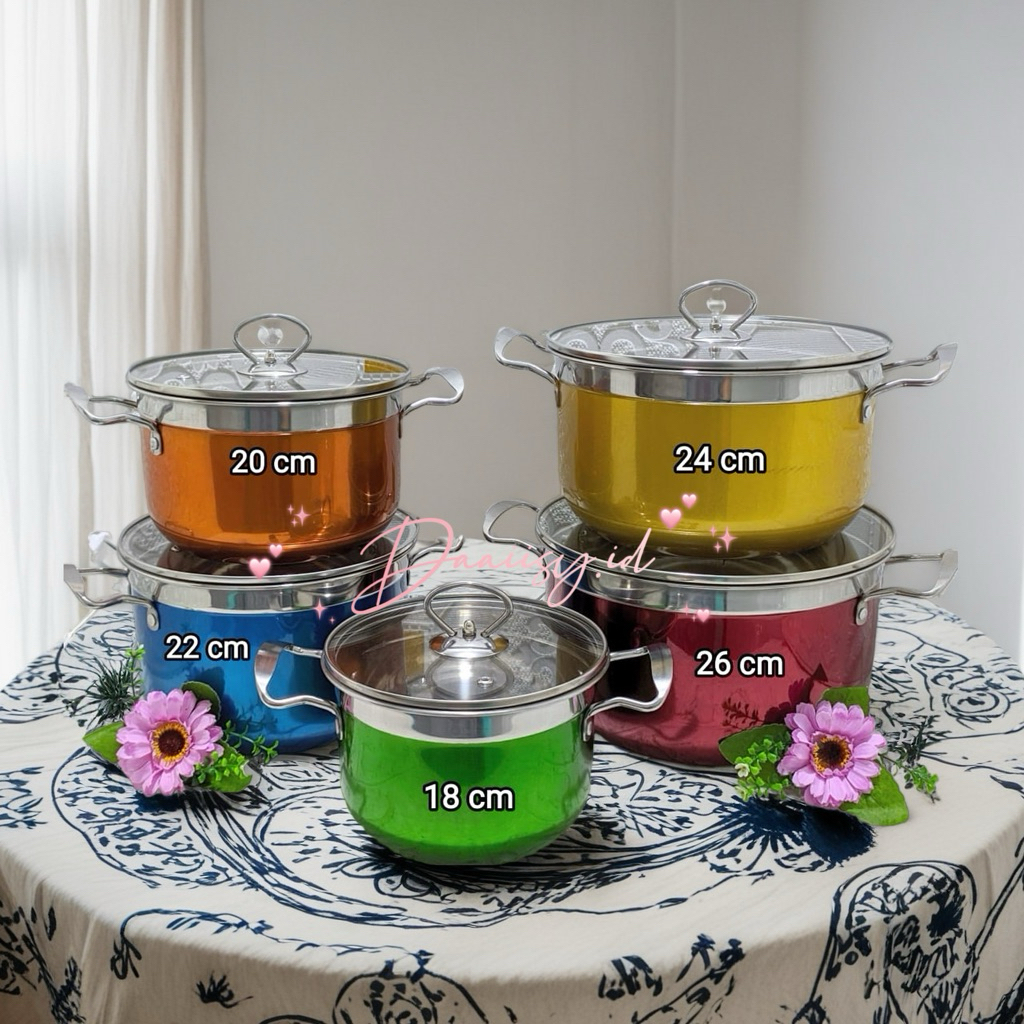 WJ - PANCI KOREAN HIGH POT 18/26 WARNA