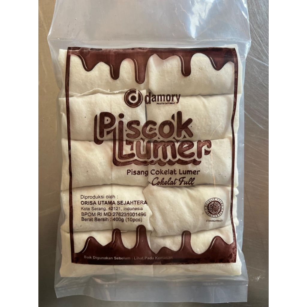 

Pisang Coklat Lumer Damory ( isi 10 Pcs )