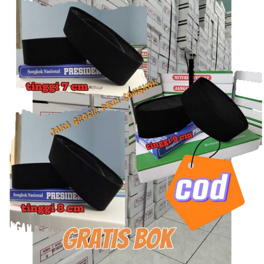 obral peci songkok polos,karakter anak,motif batik,logo garuda (murah berkualitas)