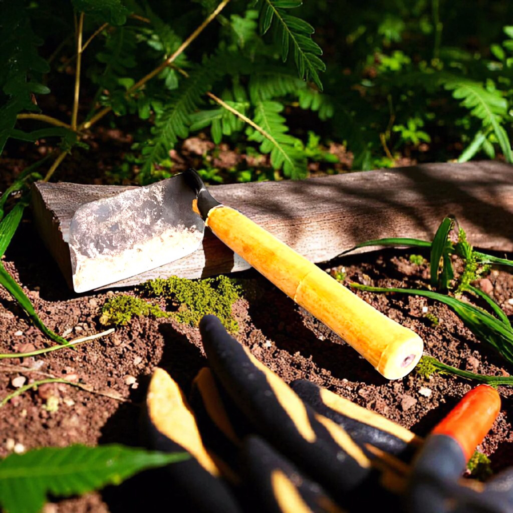 alat pangkas rumput sabit rumput asli baja khas madura pri bintang lima