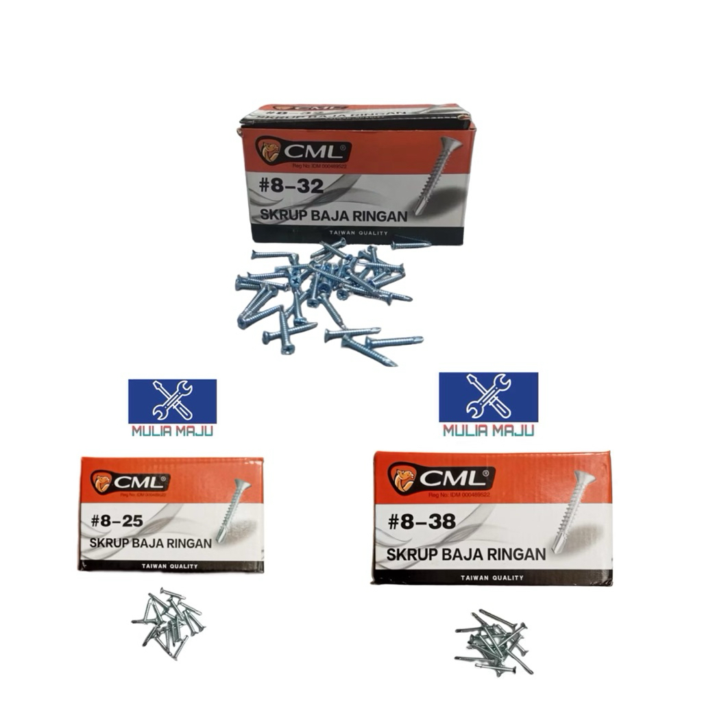 Sekrup baja ringan camel /skrup grc skrup baja ringan camel perkotak isi 1000pcs