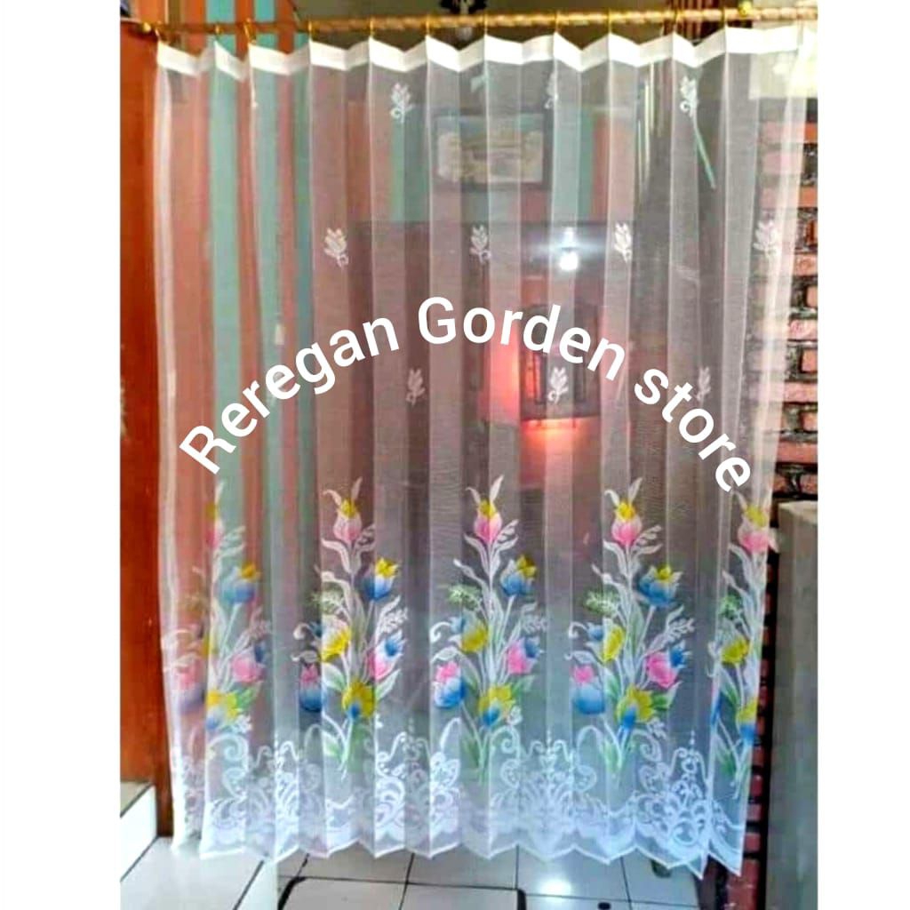 pitrase motif bunga vitrase warna baru pitras plisket model kawat s vitras tipis daleman gordeng tab