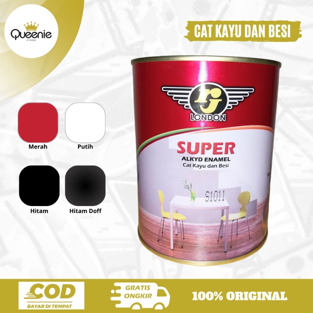 CAT KAYU BESI RJ LONDON 800 ML