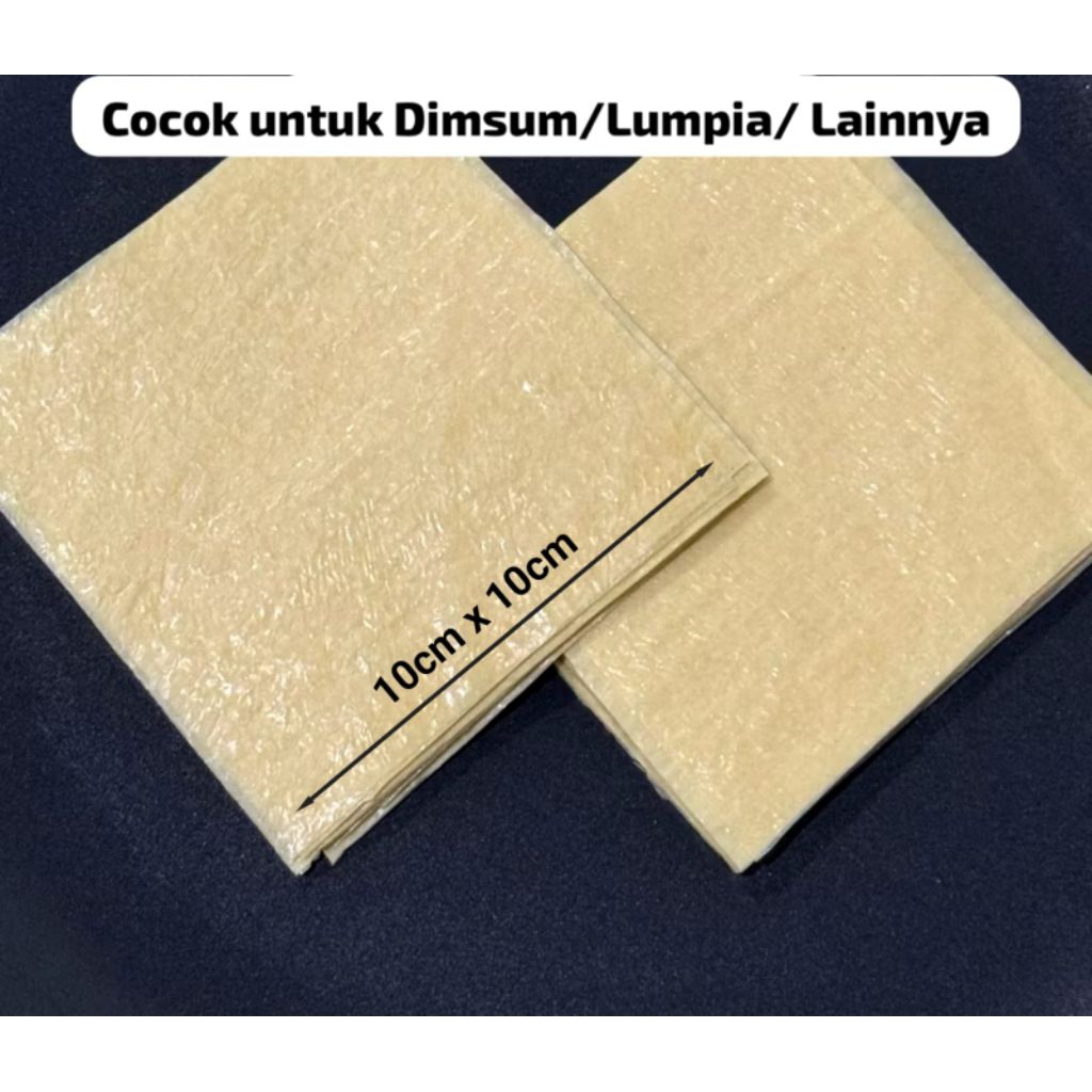 

kulit tahu kering 10 x 10 cm isi 50 lembar