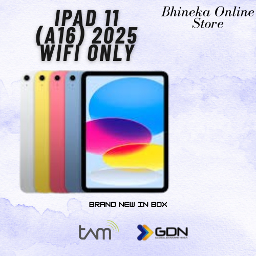 Apple ipad 11 a16 2025 garansi resmi indonesia
