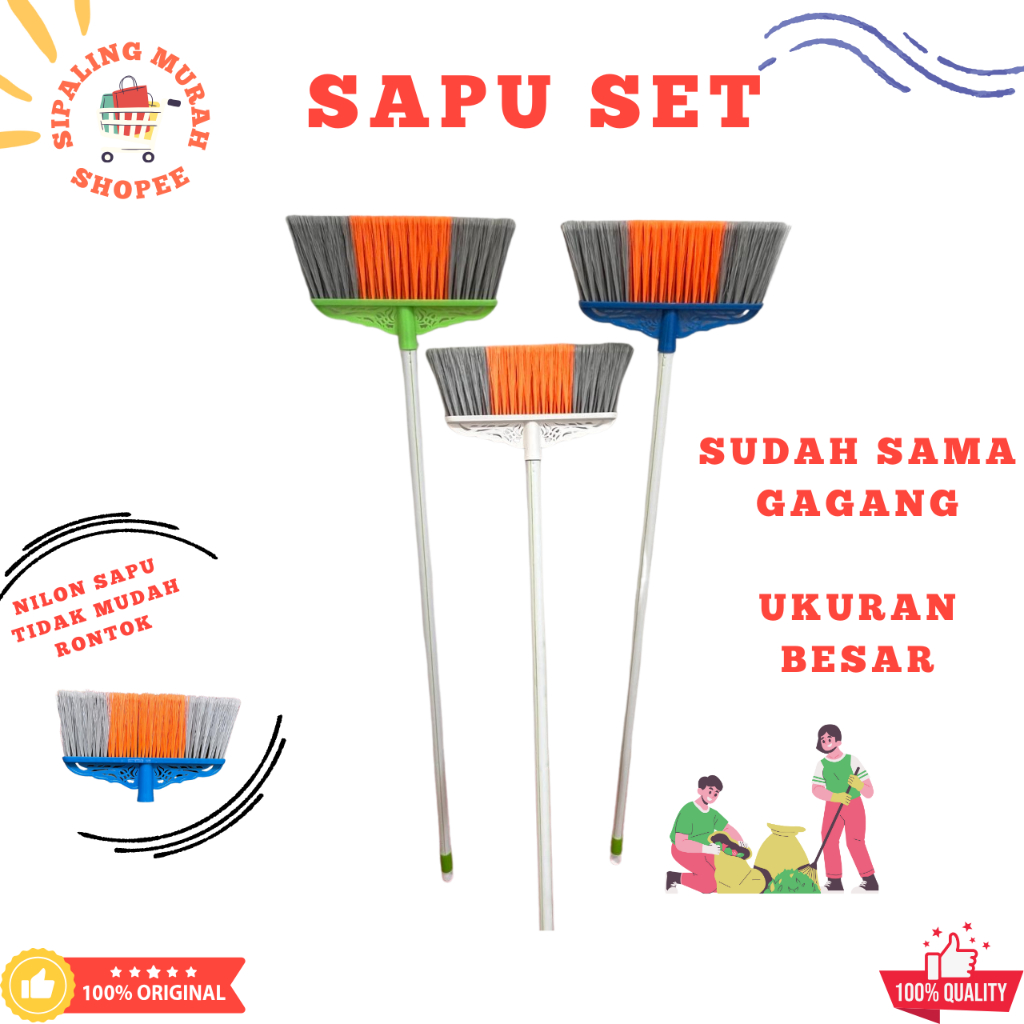 SAPU NILON NYLON BESAR / SAPU MIRIP NAGATA / SAPU MIRIP LION STAR / SAPU LANTAI BESAR / SAPU PLASTIK